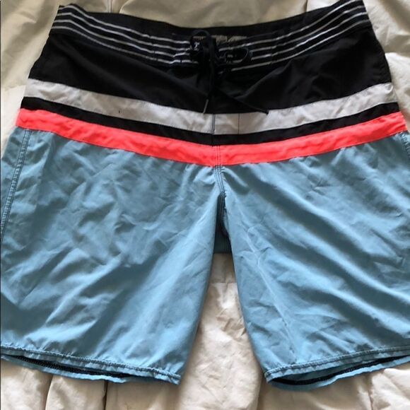 Billbong Mens Swim Shorts Blue Drawstring Size 36 - Picture 1 of 5